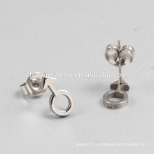 2016 Joyería Popular Productos Símbolos Sexuales Titanium Stud Earrings Unisex ZZE013